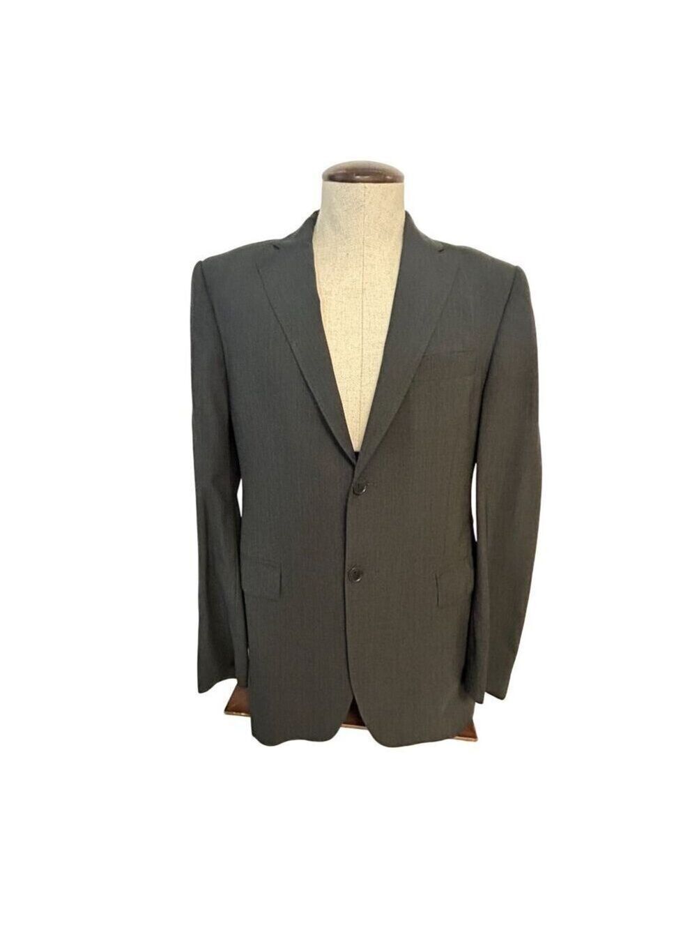 Pierre Balmain Dark Gray Wool Blazer Jacket IT 50 US 40 Large